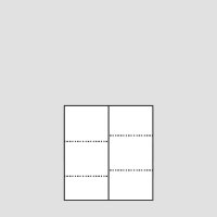 Skříňka REA LARY S4/110