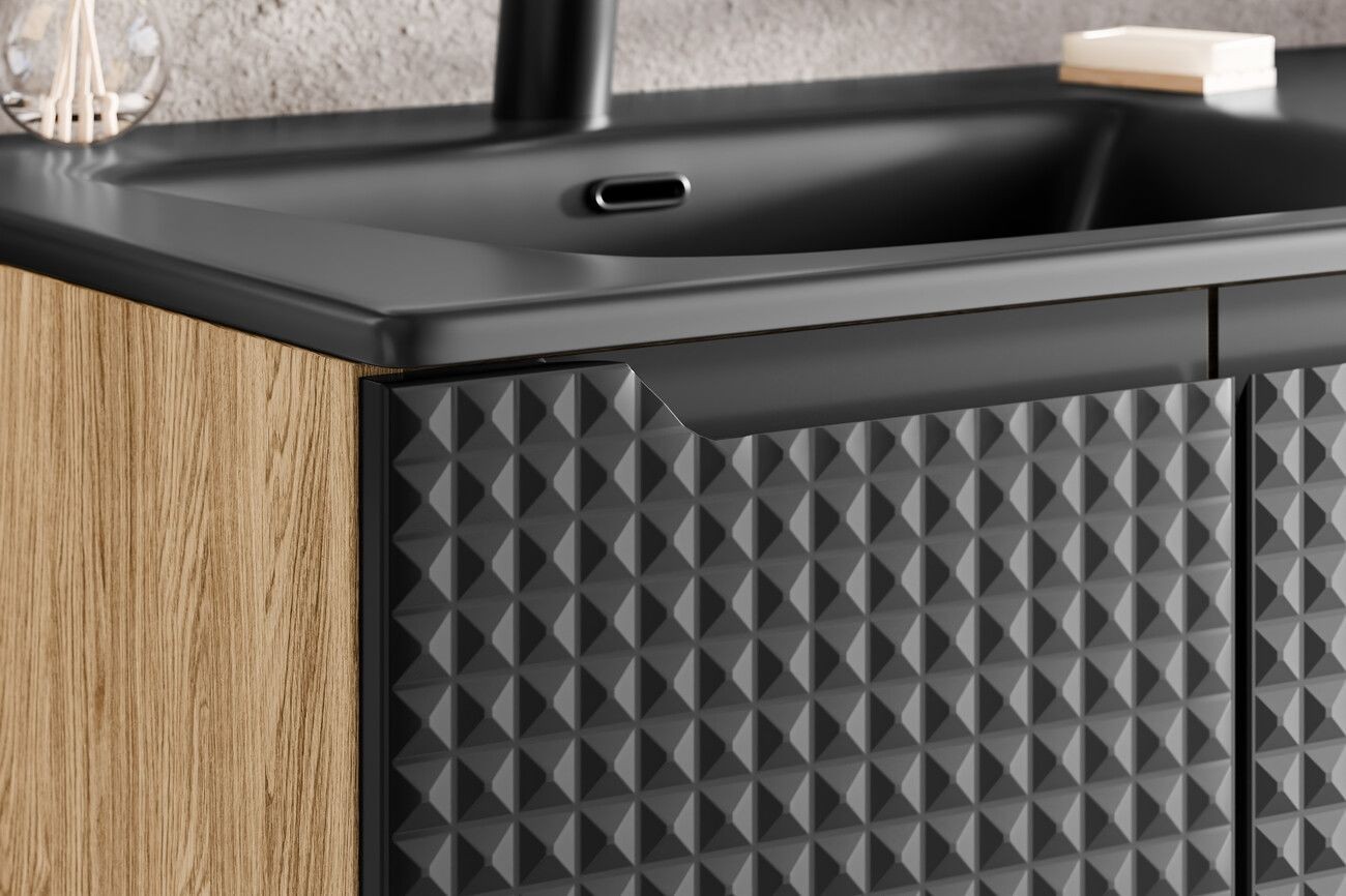 Koupelnová sestava LUXOR ČERNÁ 190