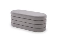 Taburet lavice CALPI šedý