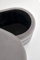 Taburet lavice CALPI šedý