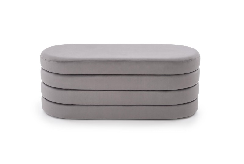 Taburet lavice CALPI šedý