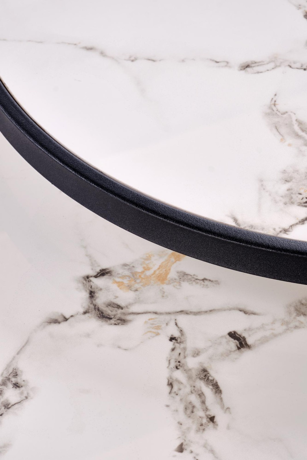 Set konferenčních stolků FATIMA  bílá/černá