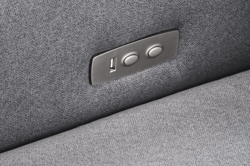 Křeslo ušák GELATO šedé