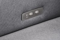 Křeslo ušák GELATO šedé