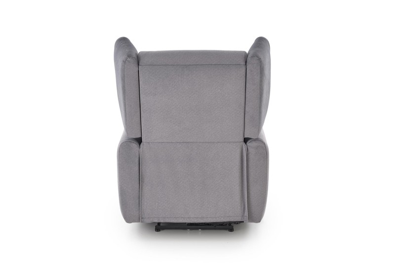 Křeslo ušák GELATO šedé