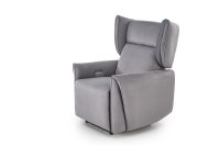 Křeslo ušák GELATO šedé