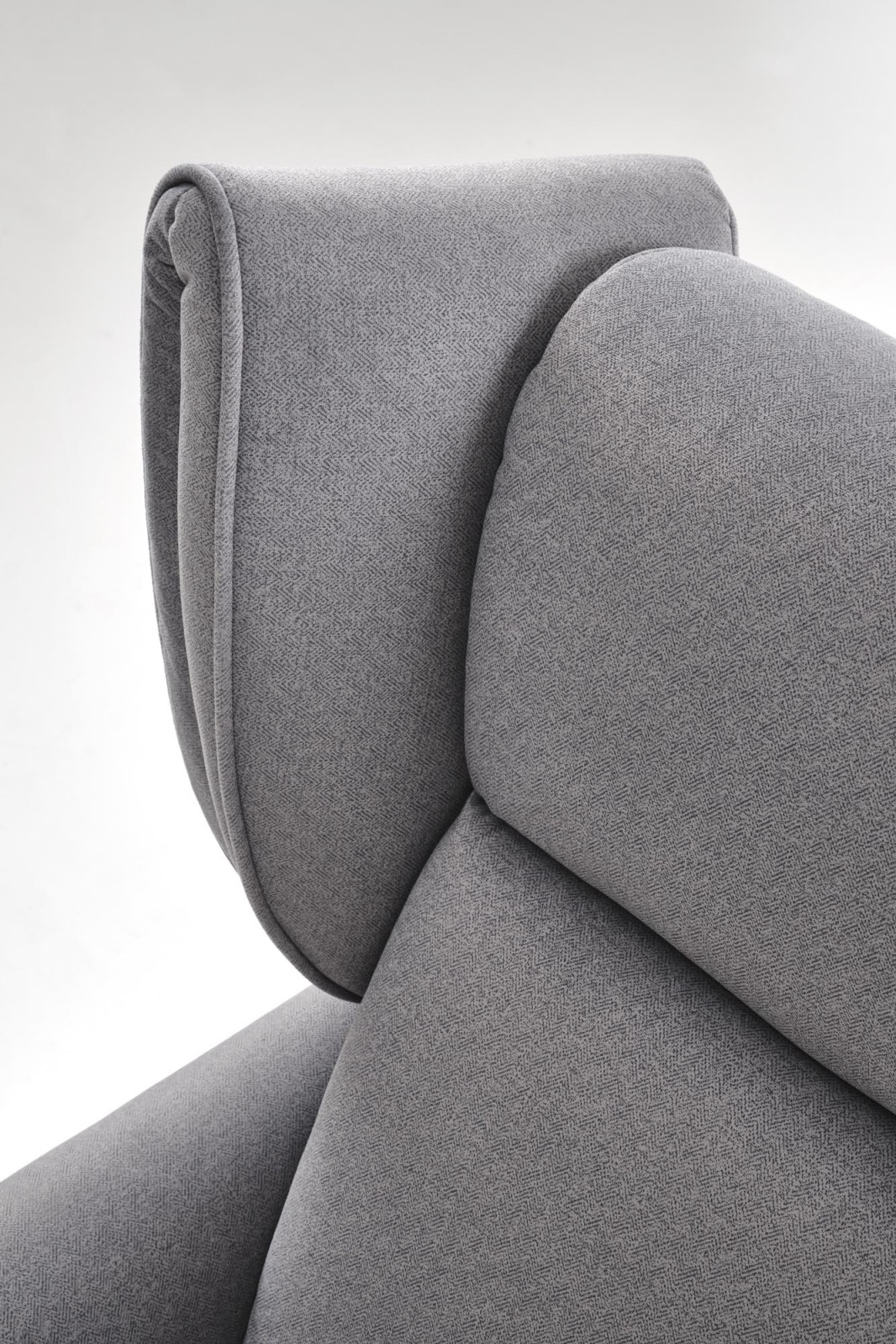 Křeslo ušák GELATO šedé