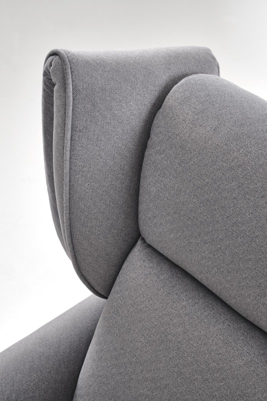 Křeslo ušák GELATO šedé