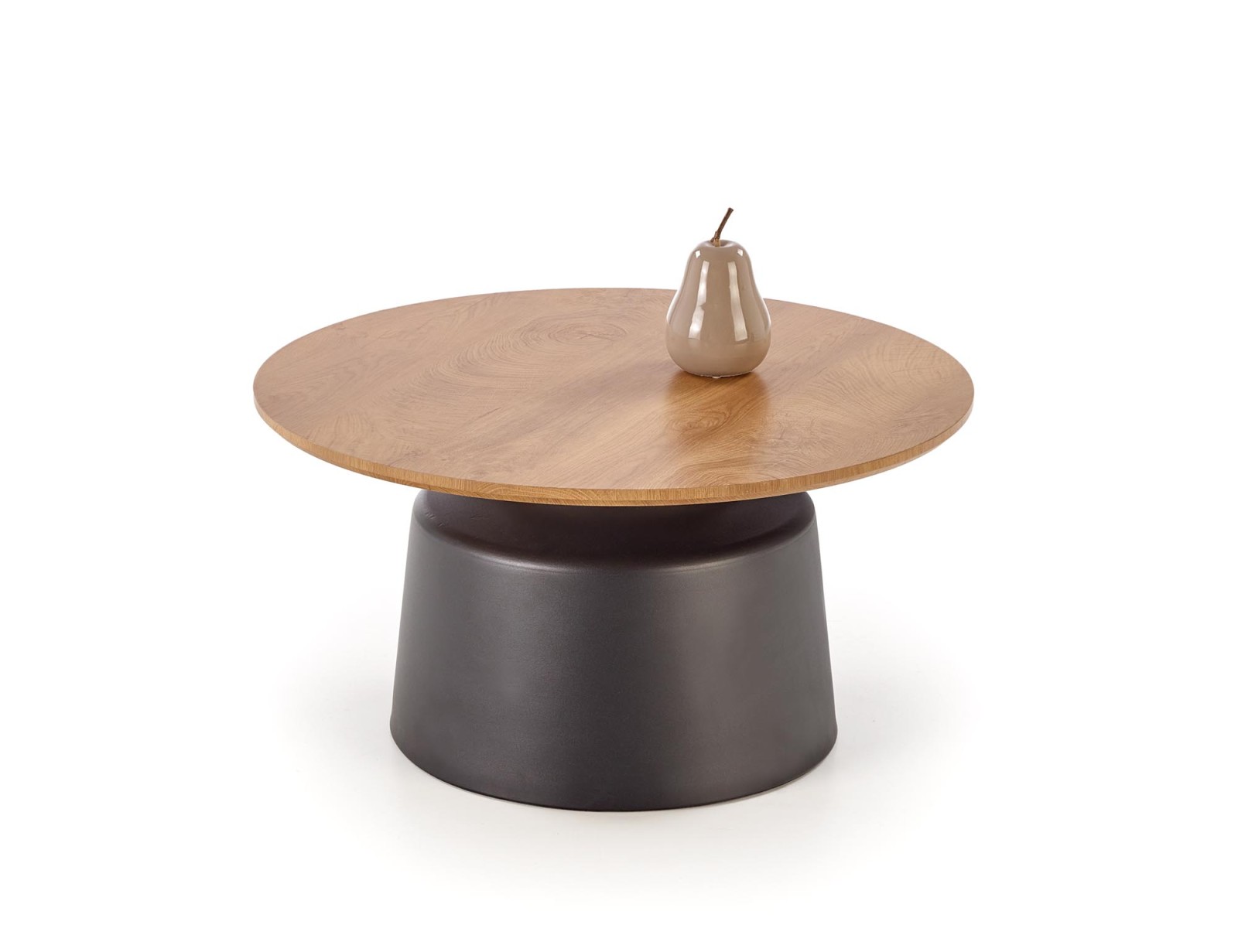 Konferenční stolky MALOMI set 2ks přírodní/černá