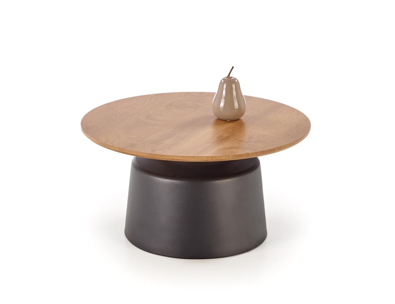 Konferenční stolky MALOMI set 2ks přírodní/černá