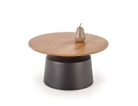 Konferenční stolky MALOMI set 2ks přírodní/černá