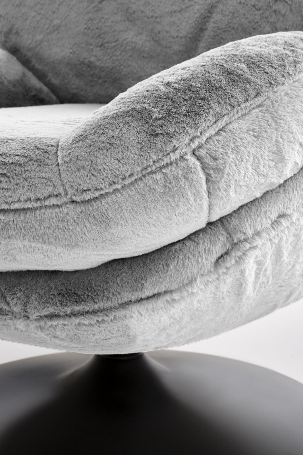 Křeslo SHELL šedá