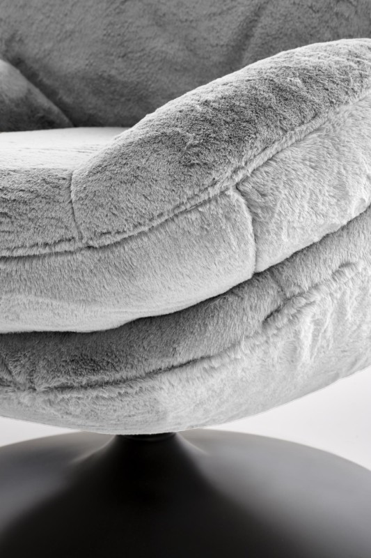 Křeslo SHELL šedá