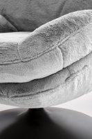 Křeslo SHELL šedá