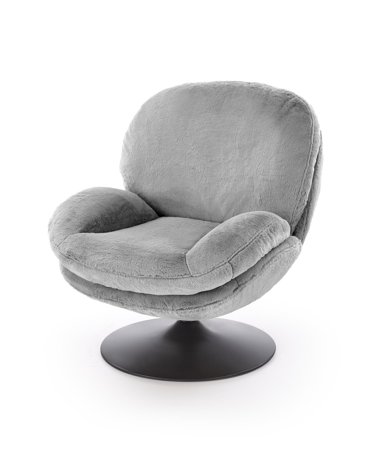 Křeslo SHELL šedá