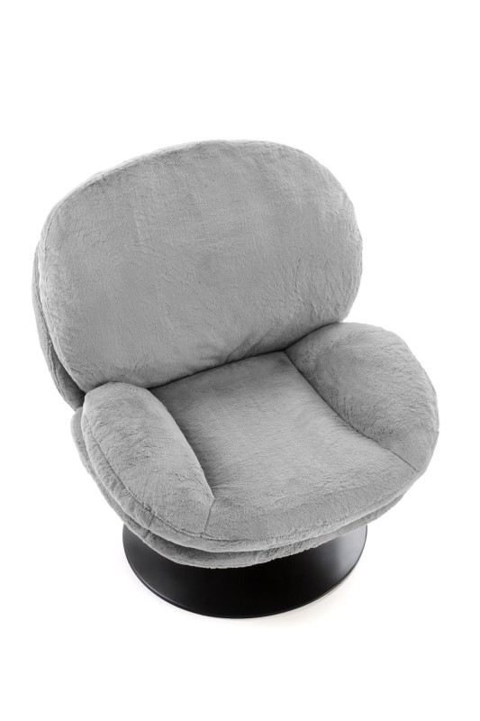 Křeslo SHELL šedá