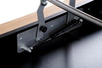 Konferenční stolek BETTY se zvedací deskou, dub artisan/černá