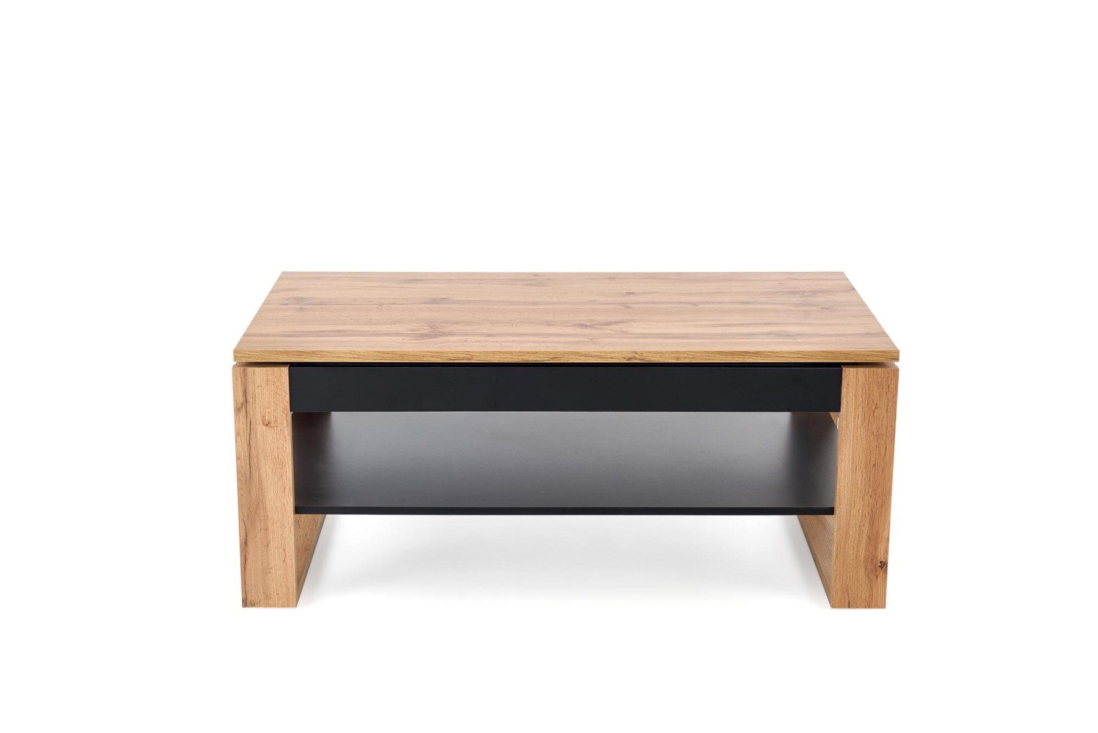 Konferenční stolek BETTY se zvedací deskou, dub artisan/černá