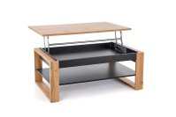Konferenční stolek BETTY se zvedací deskou, dub artisan/černá