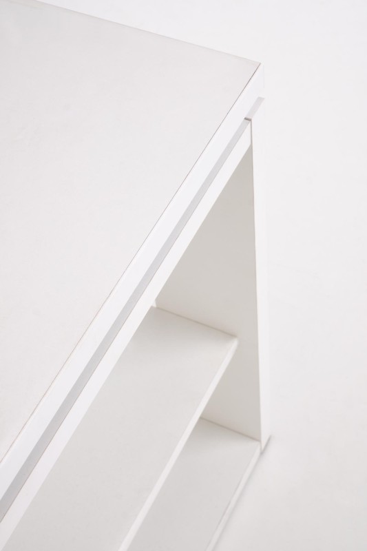 Konferenční stolek BETTY se zvedací deskou, bílý