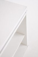 Konferenční stolek BETTY se zvedací deskou, bílý