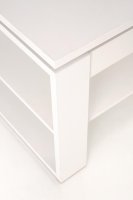 Konferenční stolek BETTY se zvedací deskou, bílý