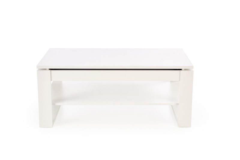 Konferenční stolek BETTY se zvedací deskou, bílý
