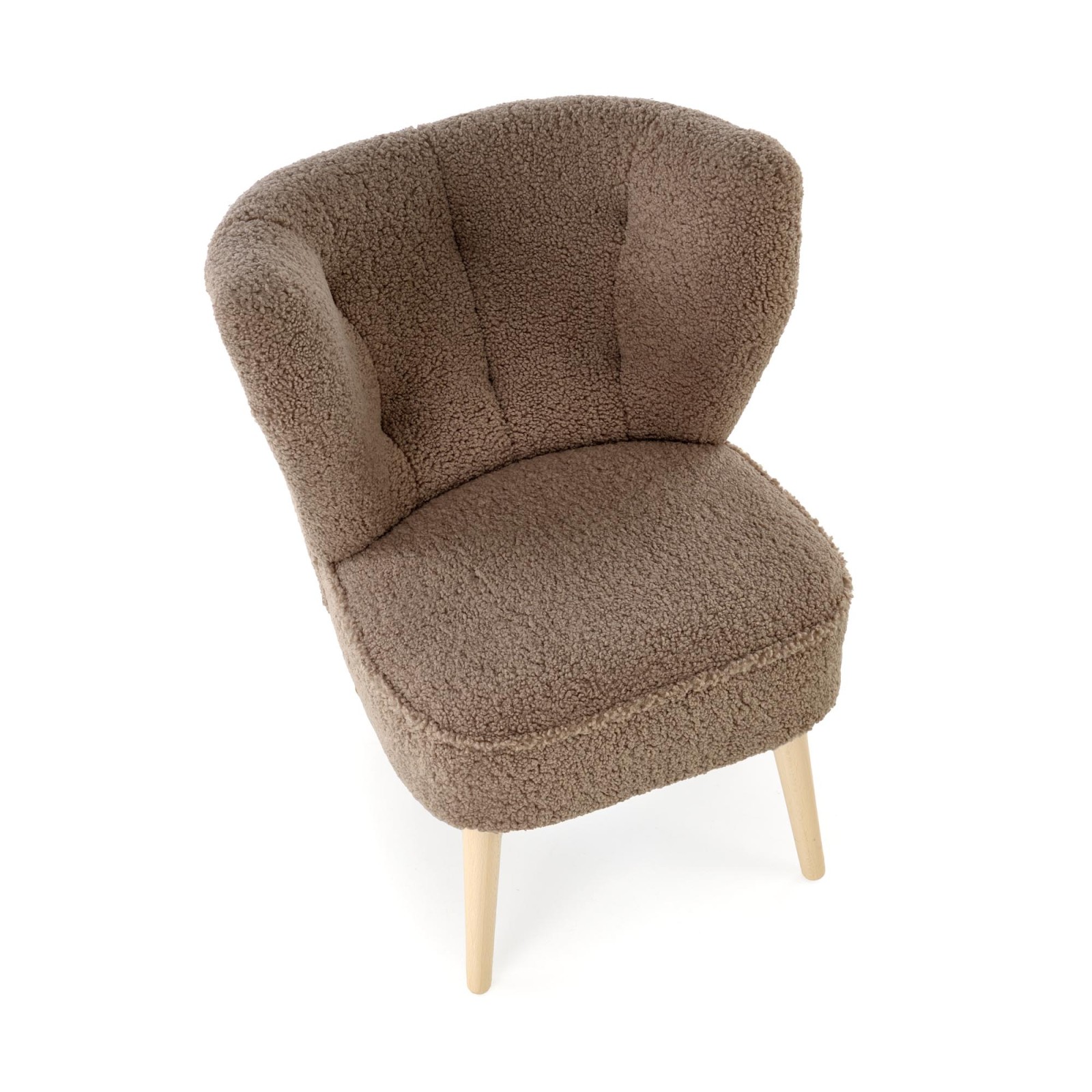 Křeslo MOCCA tmavě hnědé