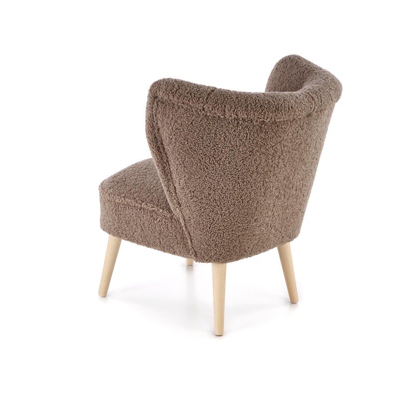 Křeslo MOCCA tmavě hnědé