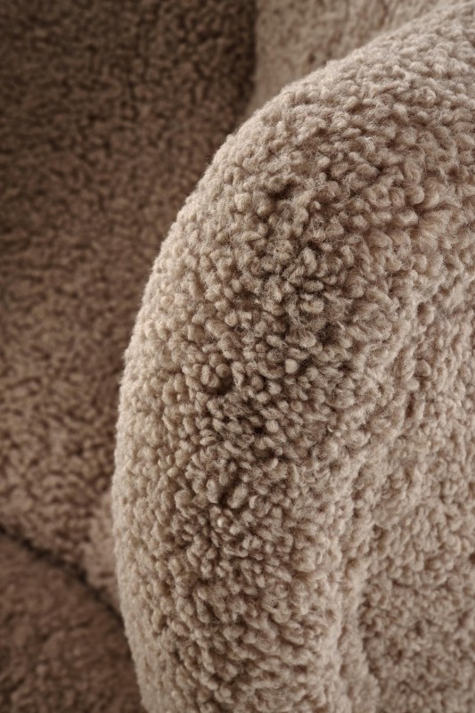 Křeslo MOCCA tmavě hnědé