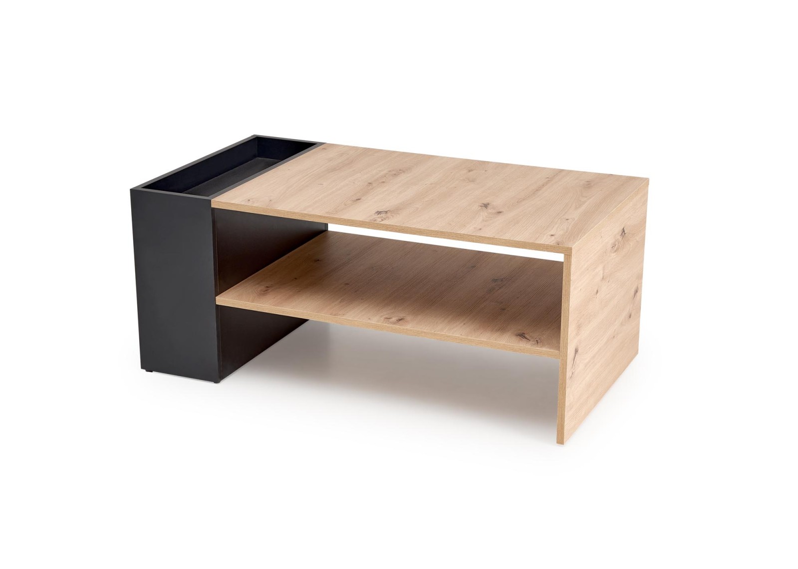Konferenční stolek MURCIA dub artisan/černá