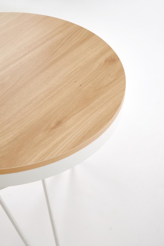 Konferenční stolek LEILA přírodní/bílá