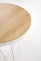 Konferenční stolek LEILA přírodní/bílá