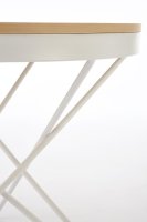 Konferenční stolek LEILA přírodní/bílá