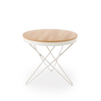 Konferenční stolek LEILA přírodní/bílá