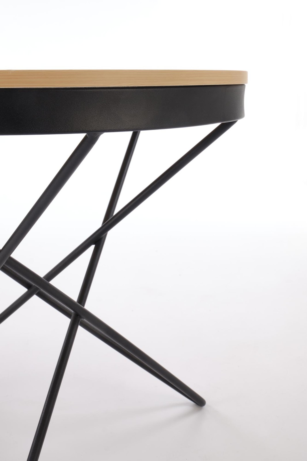 Konferenční stolek LEILA přírodní/černá