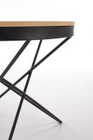 Konferenční stolek LEILA přírodní/černá