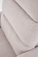 Křeslo ušák CARINIO světle béžové