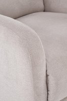 Křeslo ušák CARINIO světle béžové