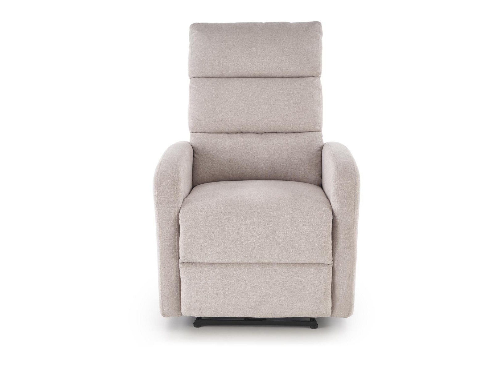 Křeslo ušák CARINIO světle béžové