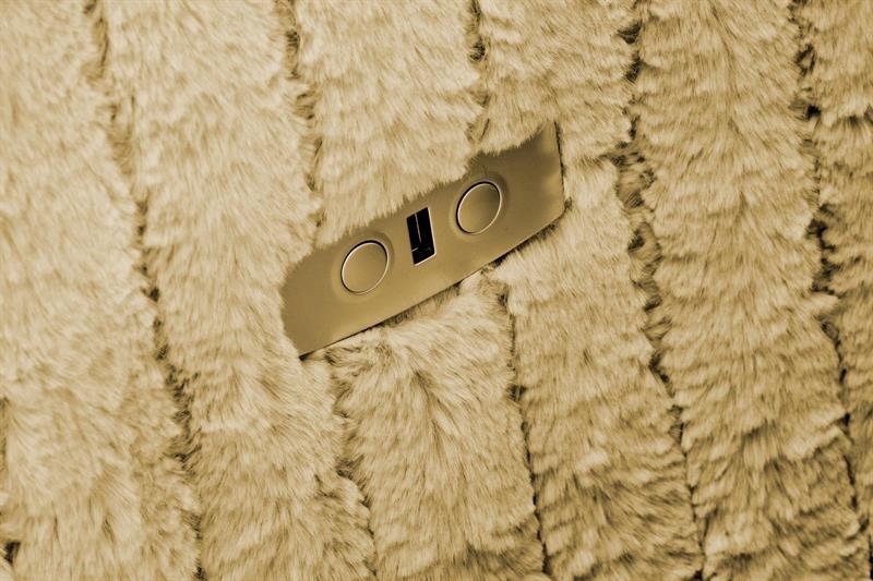 Křeslo ušák PEGAS hořčicové