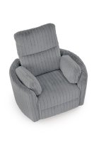 Křeslo ušák PEGAS šedé