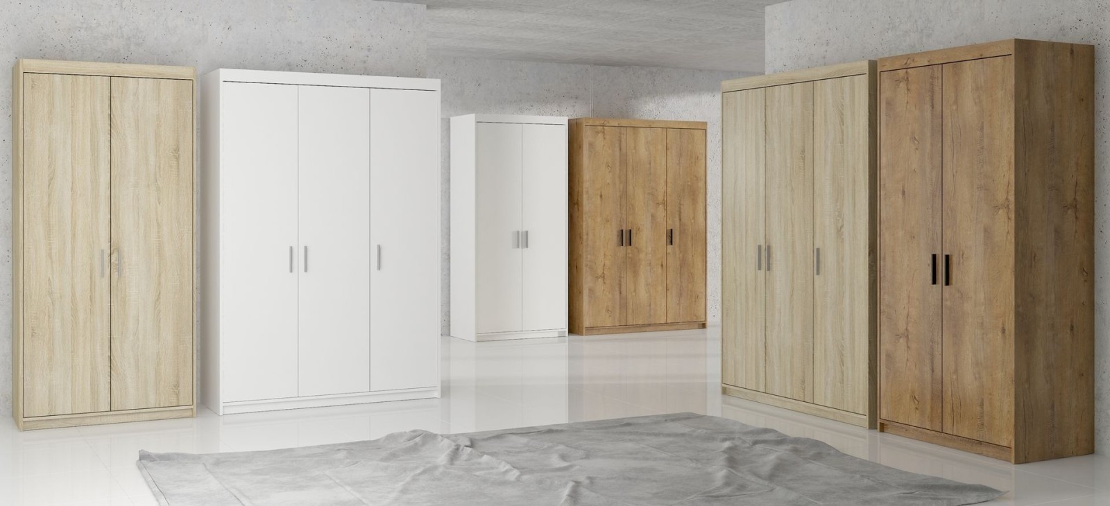 Šatní skříň ELENNA 2D