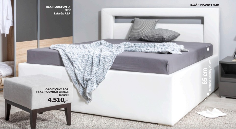 Čalouněná postel AVA LERYN 180