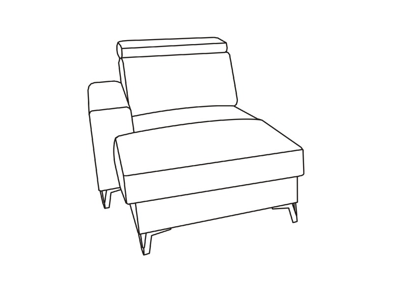 Sedací souprava ASPEN program - element OBKL