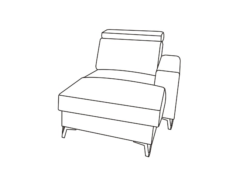 Sedací souprava ASPEN program - element OBKR