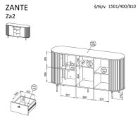 Komoda ZANTE 2