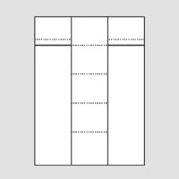 Skříň REA LARY S5/200