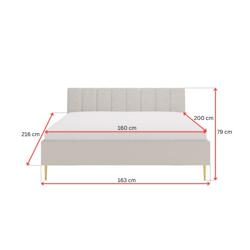 Manželská postel BELLUNA B05
