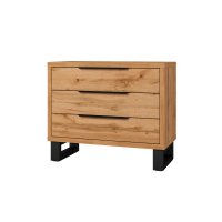 Ložnice HALES - dub wotan/černá